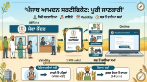 ਪੰਜਾਬ ਆਮਦਨ ਸਰਟੀਫਿਕੇਟ ਆਨਲਾਈਨ ਅਪਲਾਈ ਪ੍ਰਕਿਰਿਆ ਅਤੇ ਜ਼ਰੂਰੀ ਦਸਤਾਵੇਜ਼