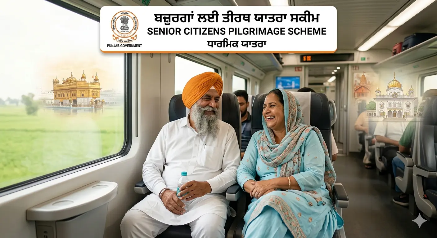 ਮੁੱਖ ਮੰਤਰੀ ਤੀਰਥ ਯਾਤਰਾ ਯੋਜਨਾ ਪੰਜਾਬ: ਬਜ਼ੁਰਗਾਂ ਲਈ ਮੁਫ਼ਤ ਧਾਰਮਿਕ ਯਾਤਰਾ (2026)